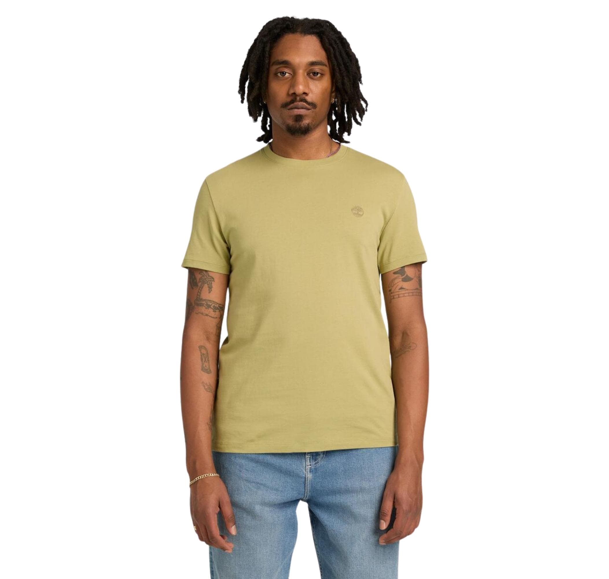 Timberland Timberland Dunstan Rıver Short Sleeve Tee Erkek T-Shirt Yeşil