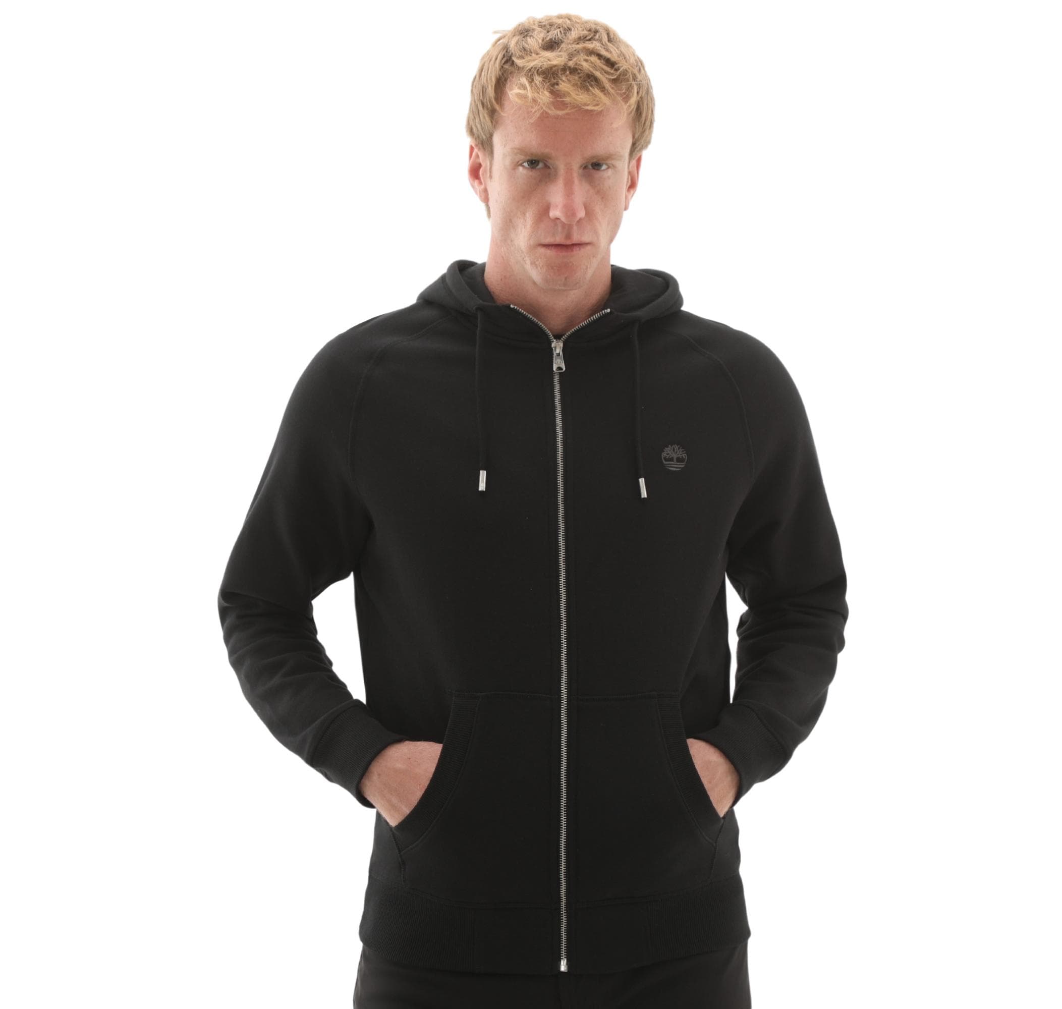 Timberland Timberland Exeter Rıver Brushed Back Full Zip Hoodi Erkek Ceket Siyah