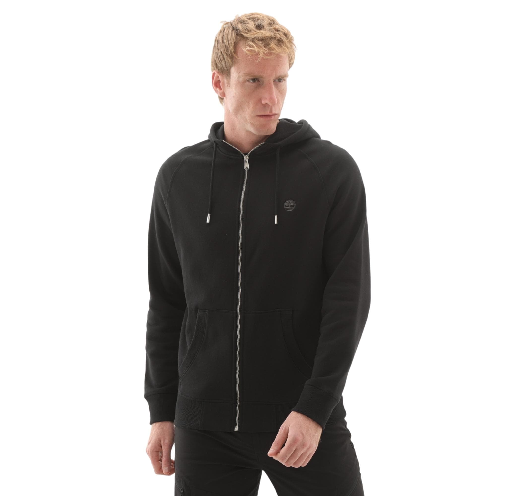 Timberland Timberland Exeter Rıver Brushed Back Full Zip Hoodi Erkek Ceket Siyah - 2