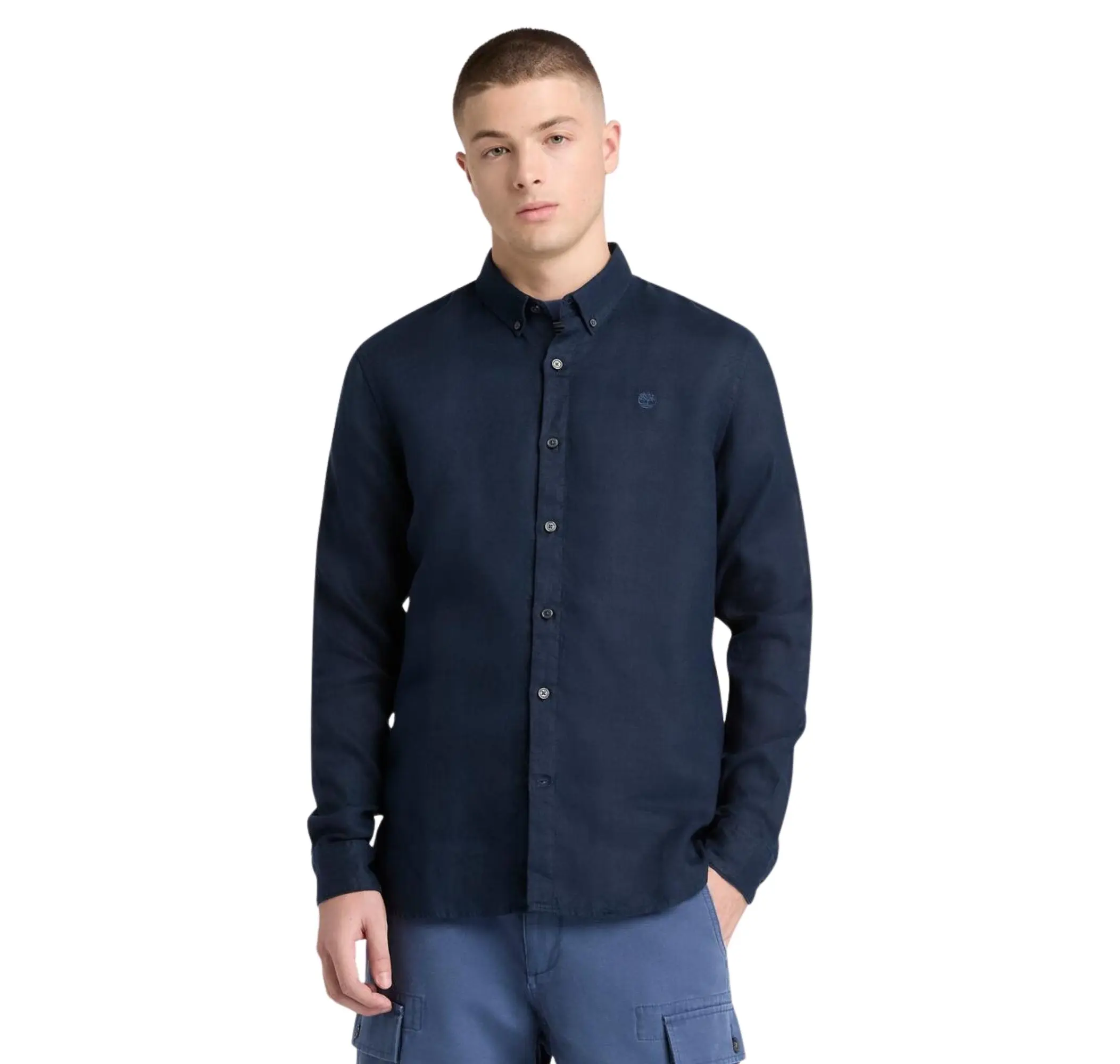 Timberland Timberland Mıll Brook Linen Shirt Erkek Gömlek Lacivert - 2