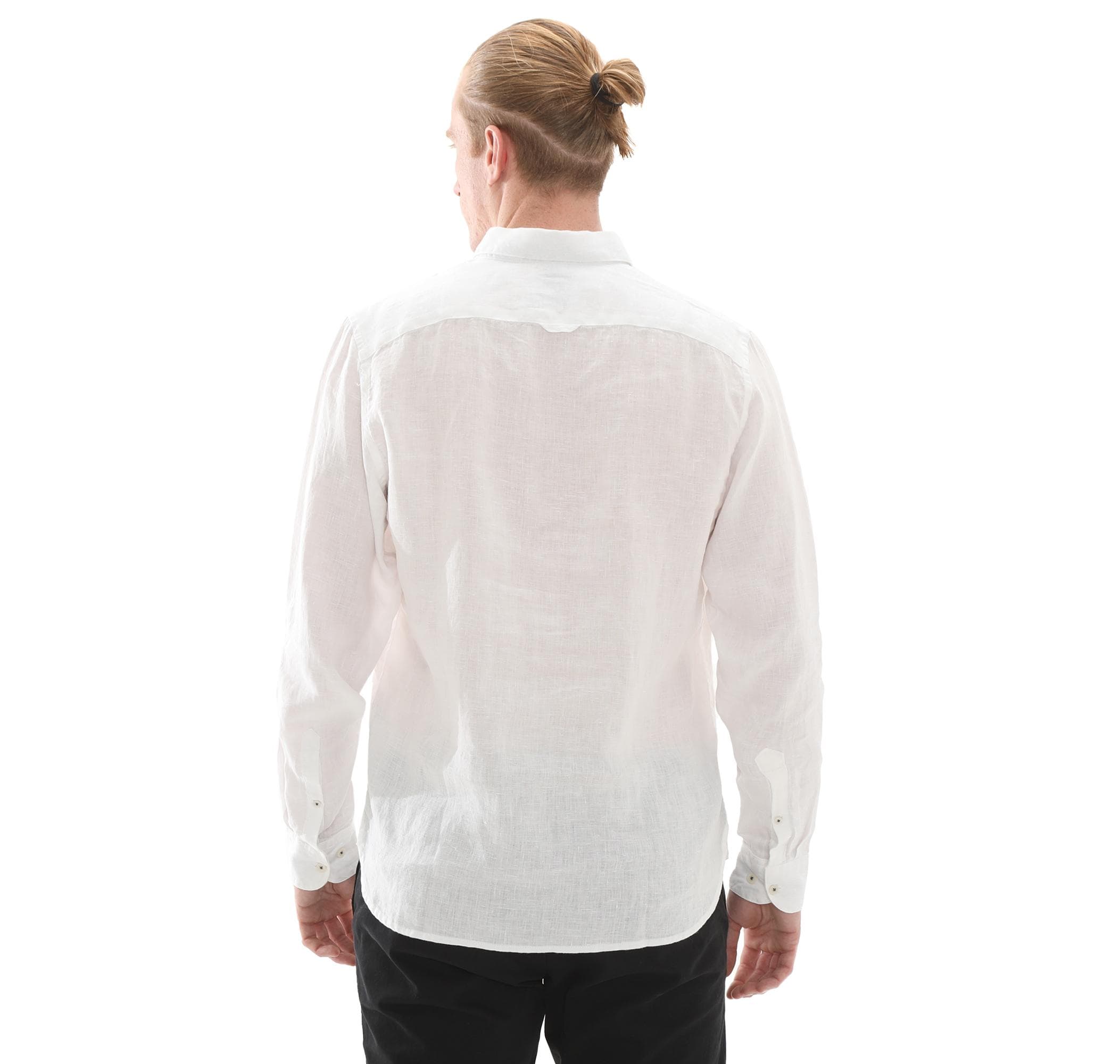 Timberland Timberland Mıll Brook Linen Shirt Erkek Gömlek Beyaz - 4