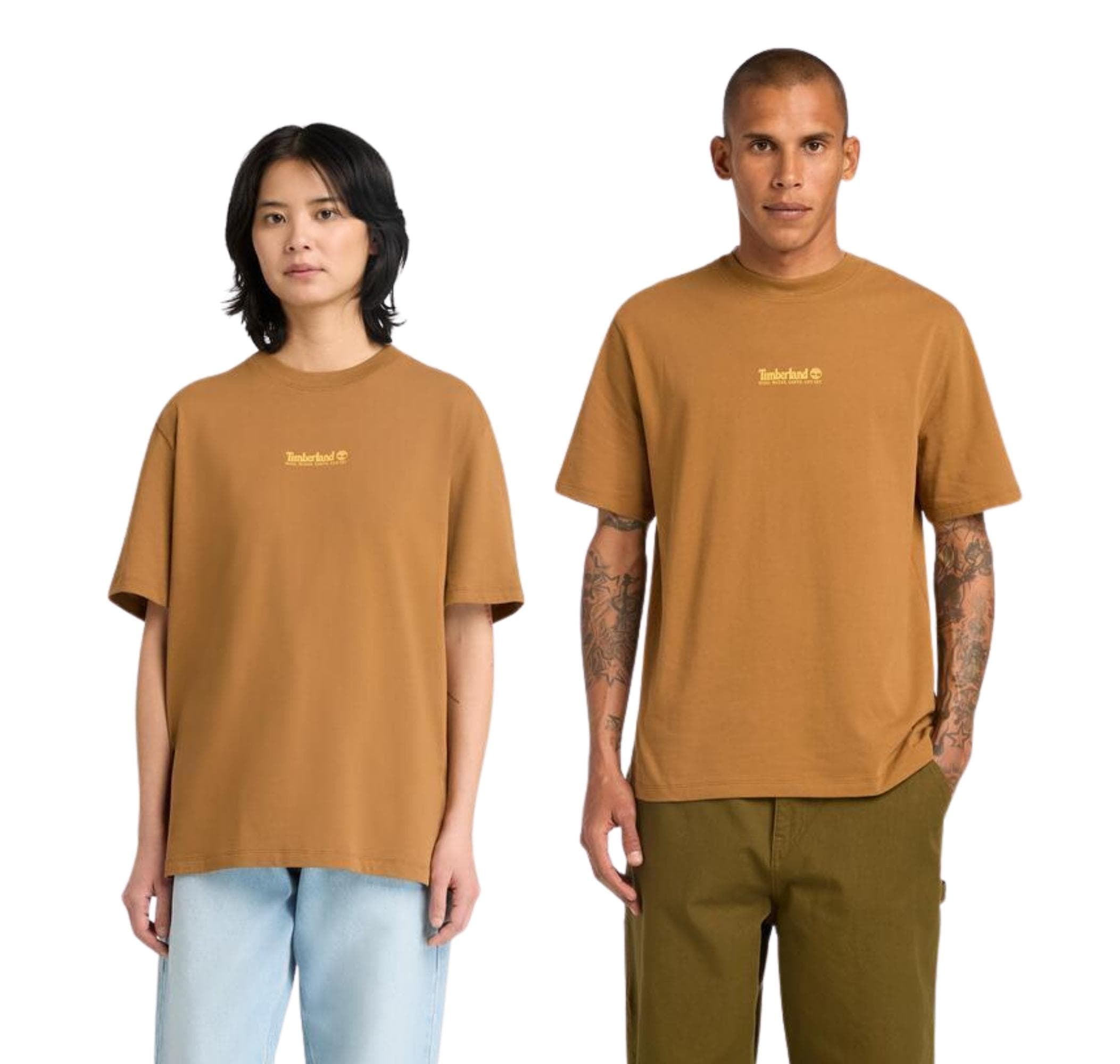 Timberland Timberland Short Sleeve ''Triple Tree'' Graphic Tee Erkek T-Shirt Kahve - 2