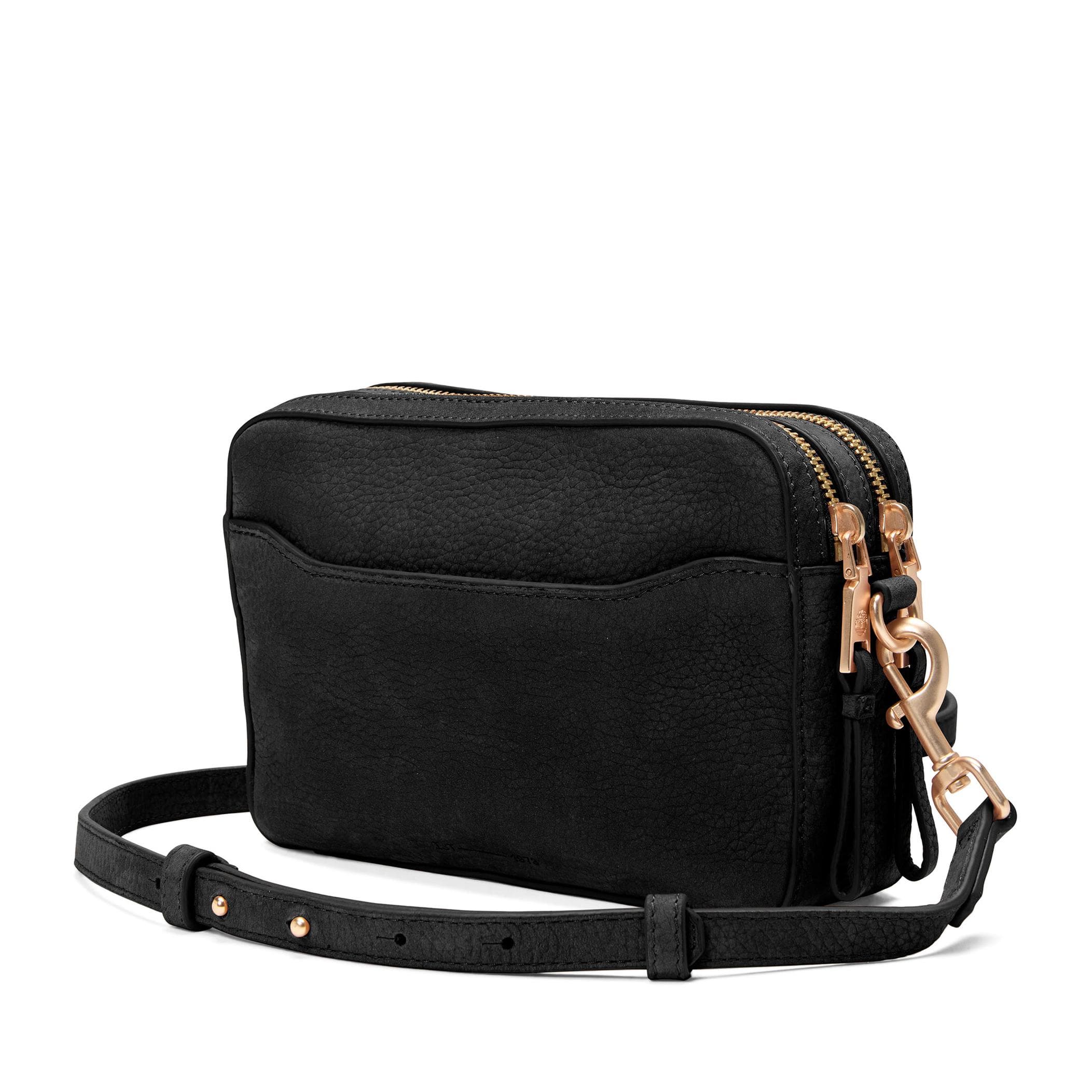 Timberland Timberland Soft Leather Camera Bag Siyah - 4