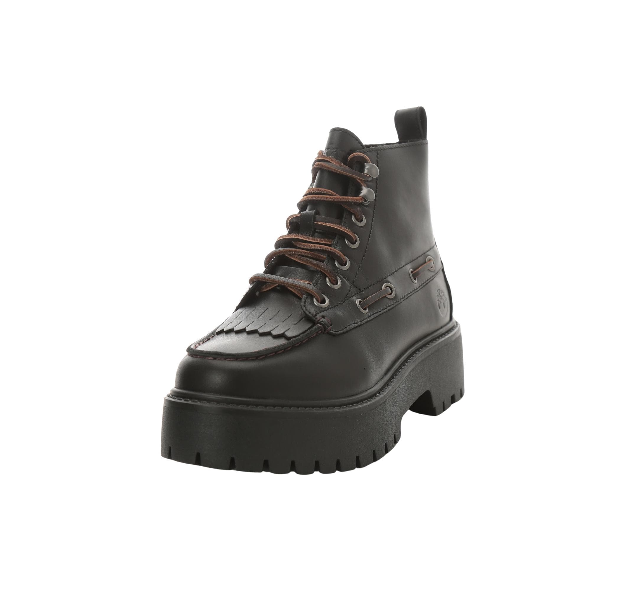 Timberland Timberland Stone Street Mıd Lace Up Boot Kadın Bot Ve Çizme Siyah - 3