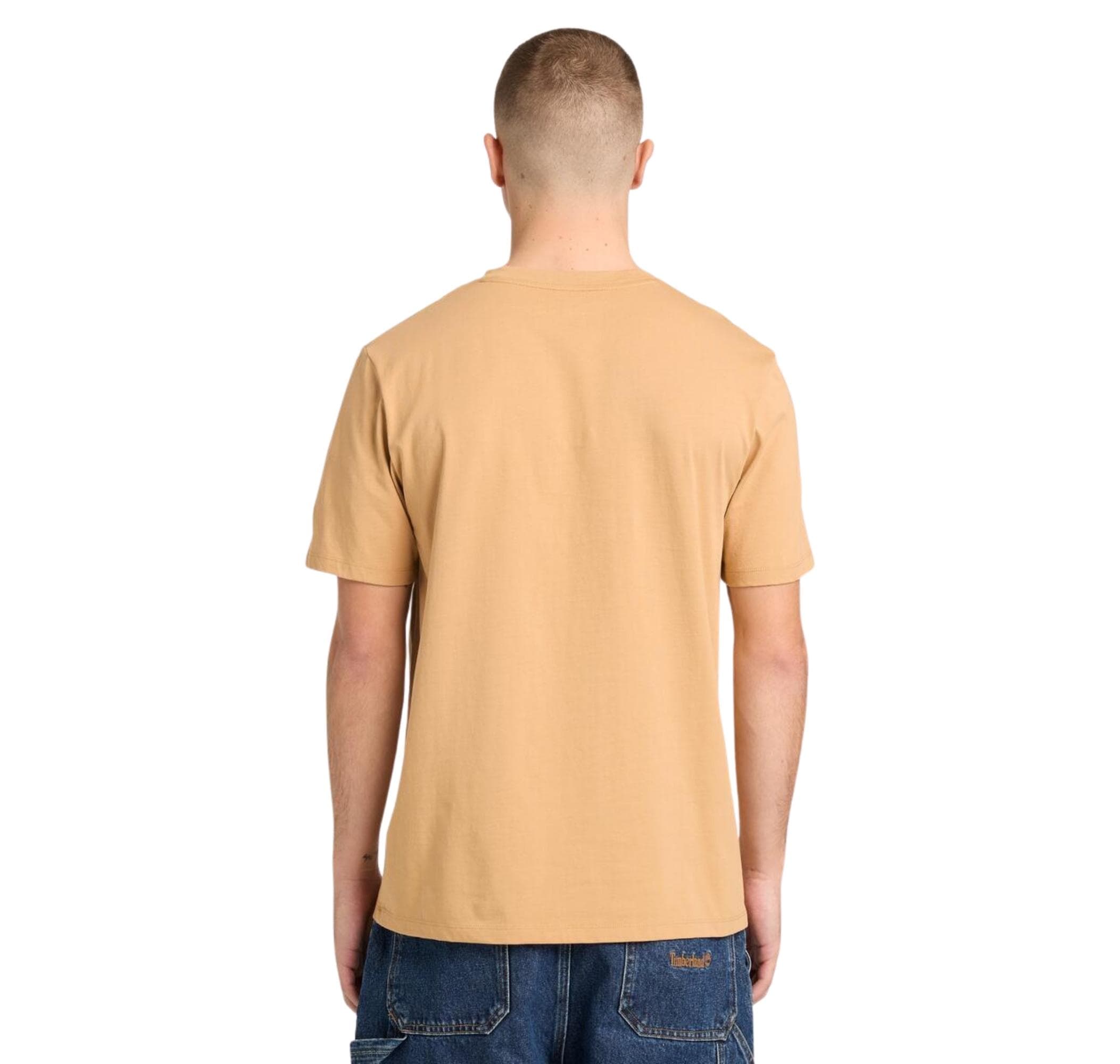 Timberland Timberland Tree Logo Lake House Graphic Tee Erkek T-Shirt Kahve - 2