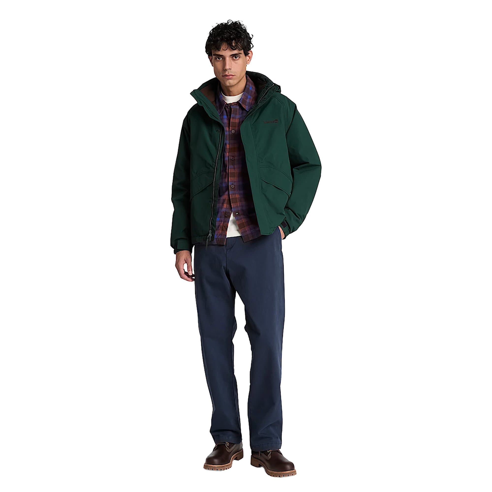 Timberland Timberland Weatherlıne Waterproof 3In1 Jacket (Soft Erkek Ceket Yeşil - 3