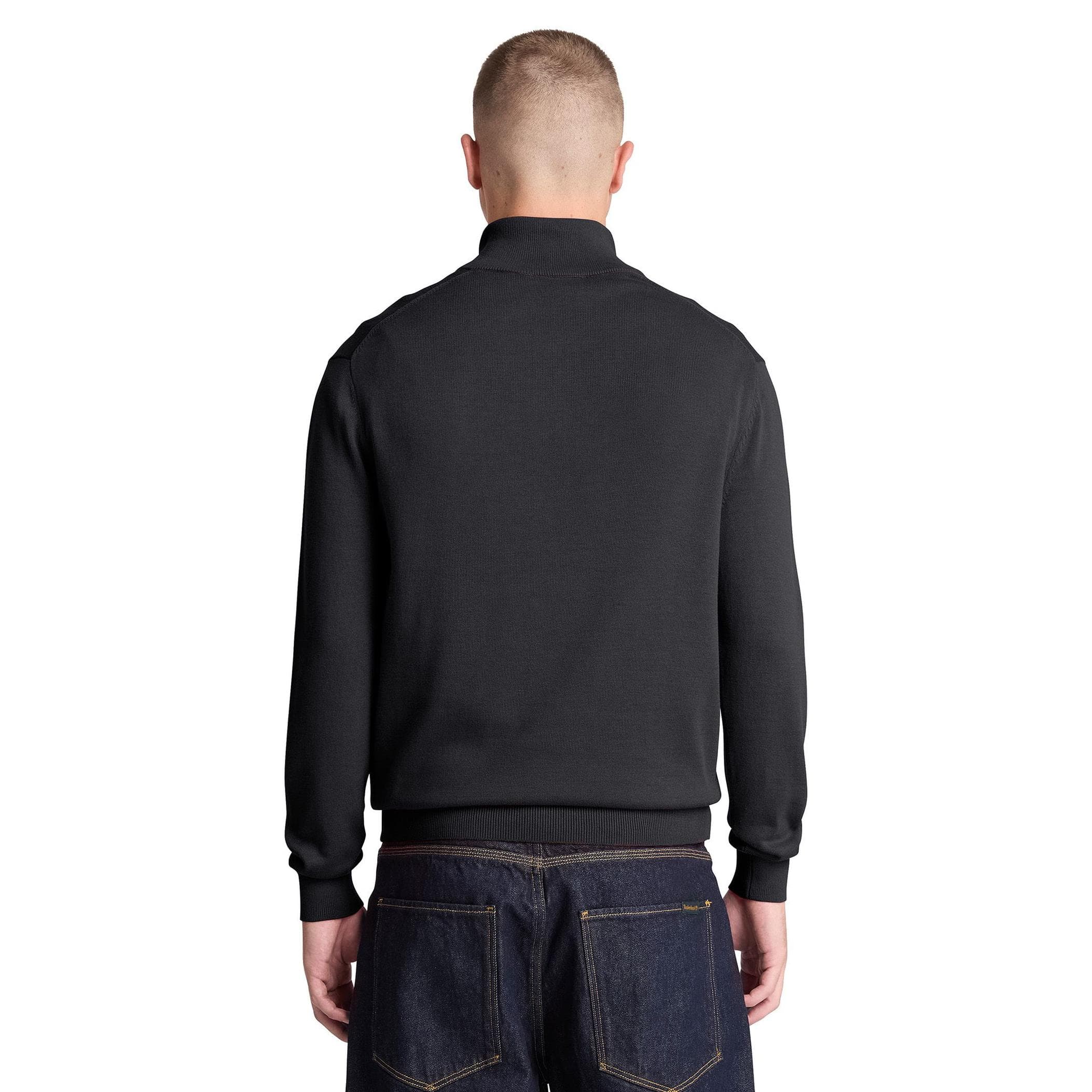 Timberland Timberland Wıllıams Rıver Cotton 1-4 Zip Sweater Erkek Siyah - 2