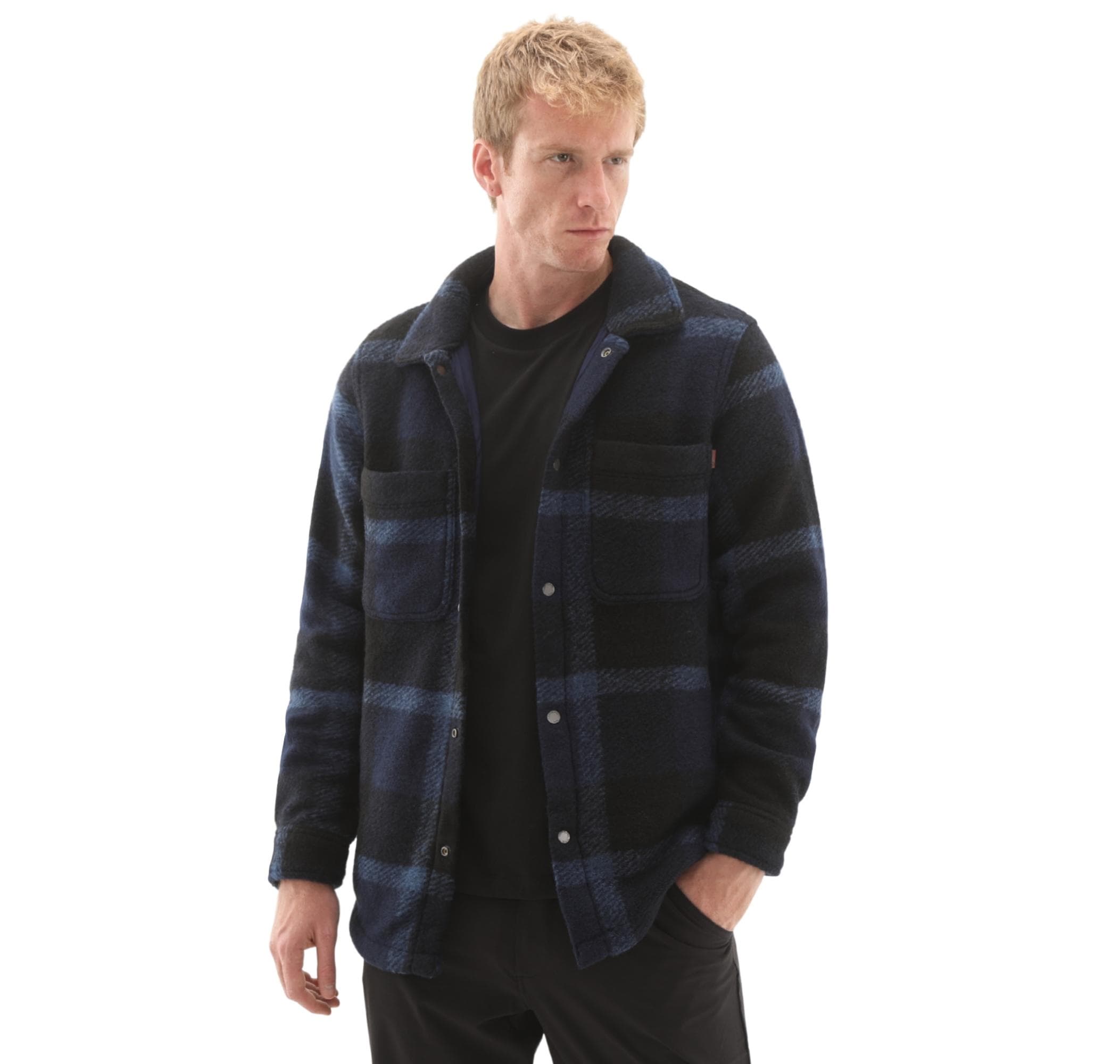 Timberland Timberland Wool Blend Shacket Erkek Ceket Lacivert