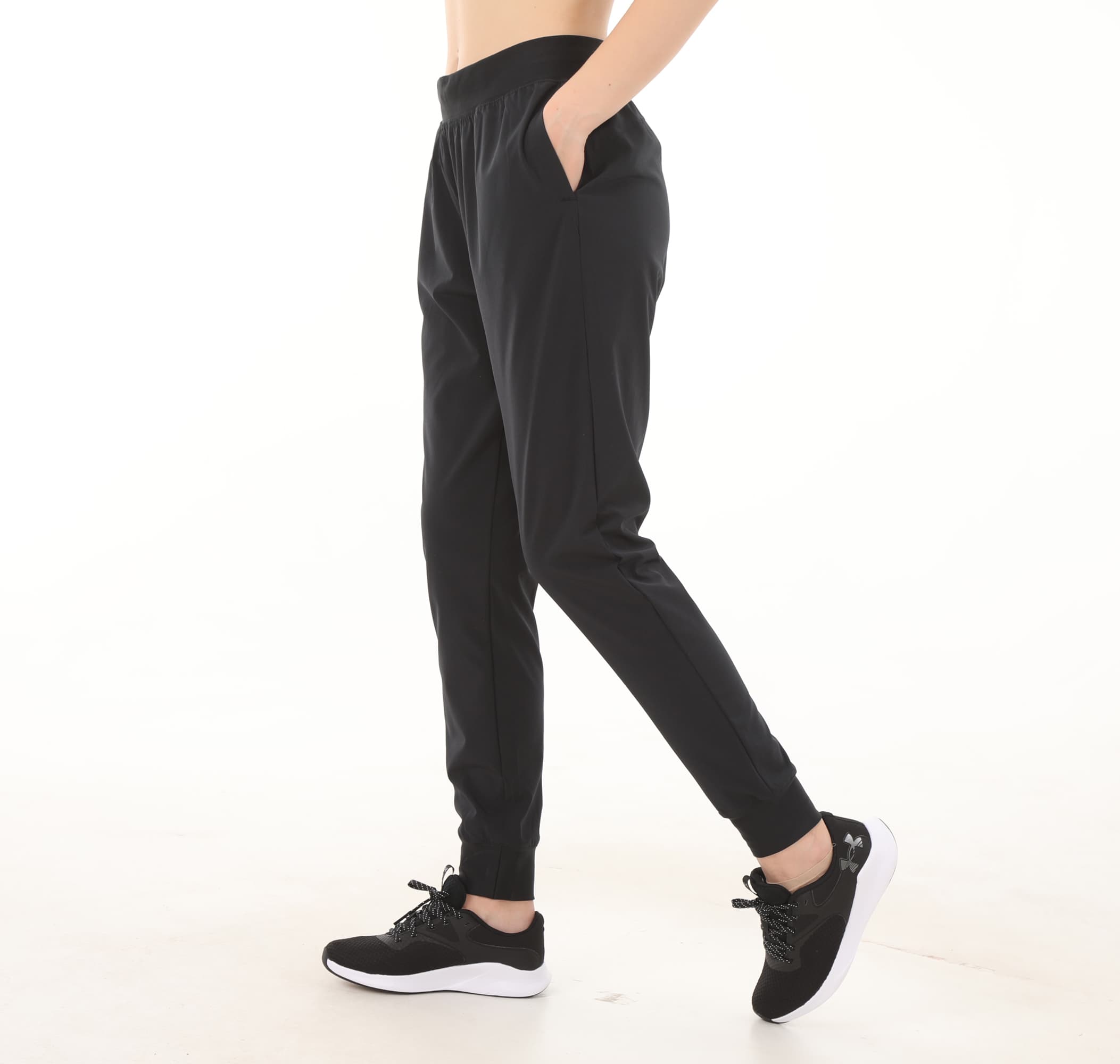 Under Armour Under Armour Armoursport High Rise Wvn Pnt Kadın Eşofman Altı Siyah - 2