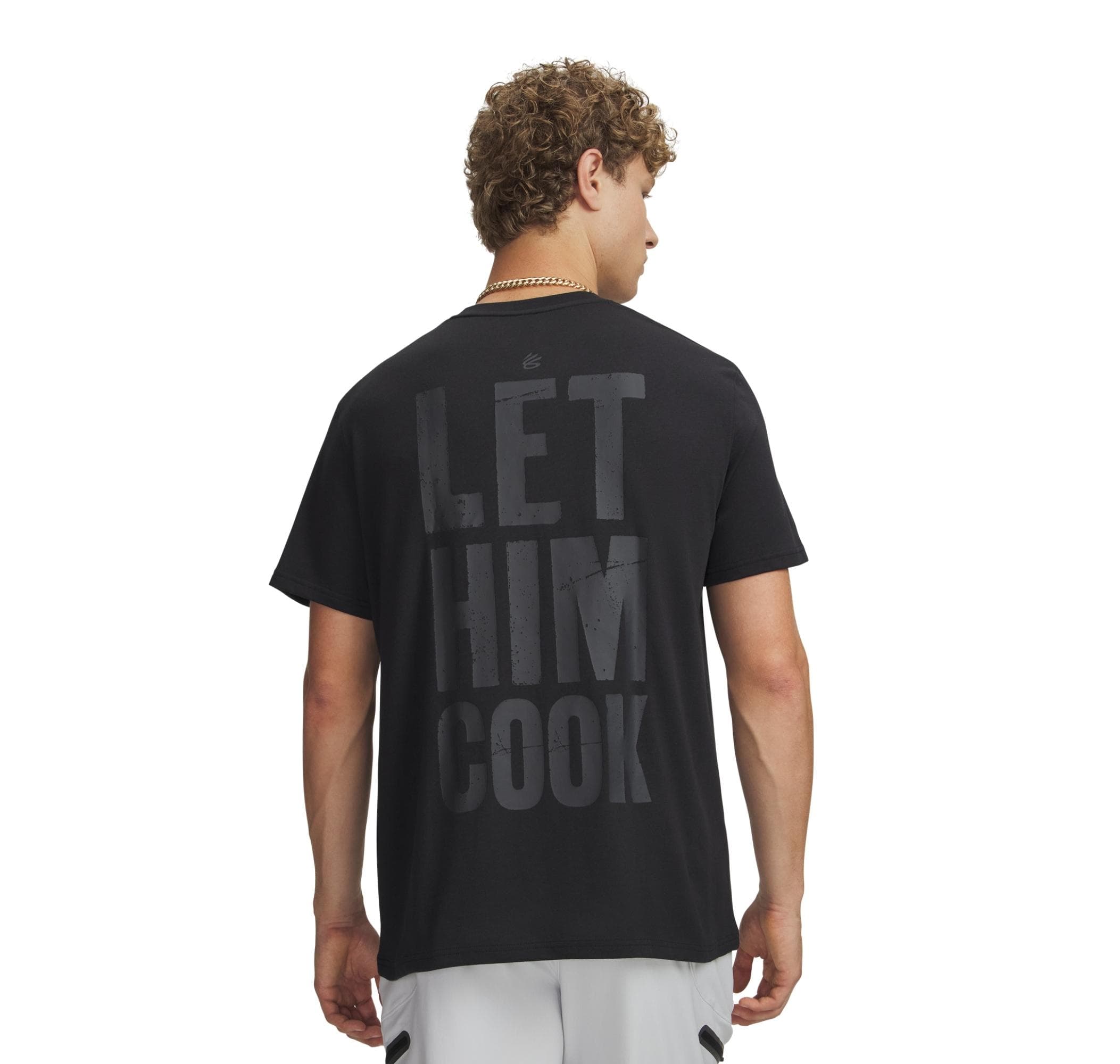 Under Armour Under Armour Curry Let Him Cook Tee Erkek T-Shirt Siyah - 2