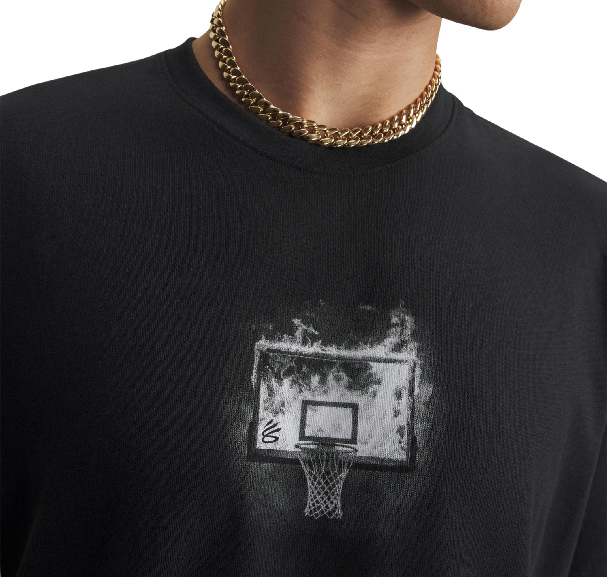 Under Armour Under Armour Curry Let Him Cook Tee Erkek T-Shirt Siyah - 3