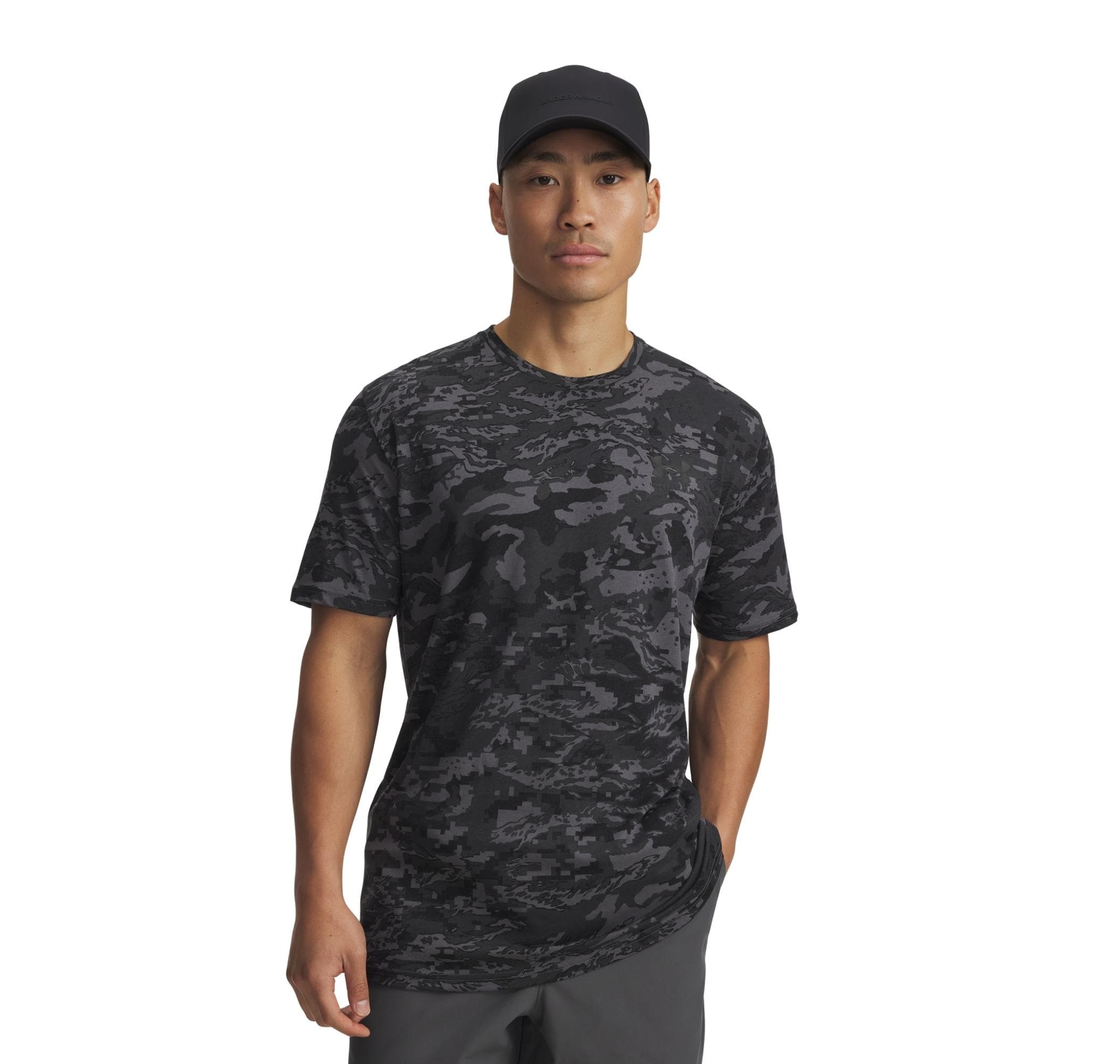 Under Armour Under Armour Ua Abc Camo Ss Erkek T-Shirt Gri