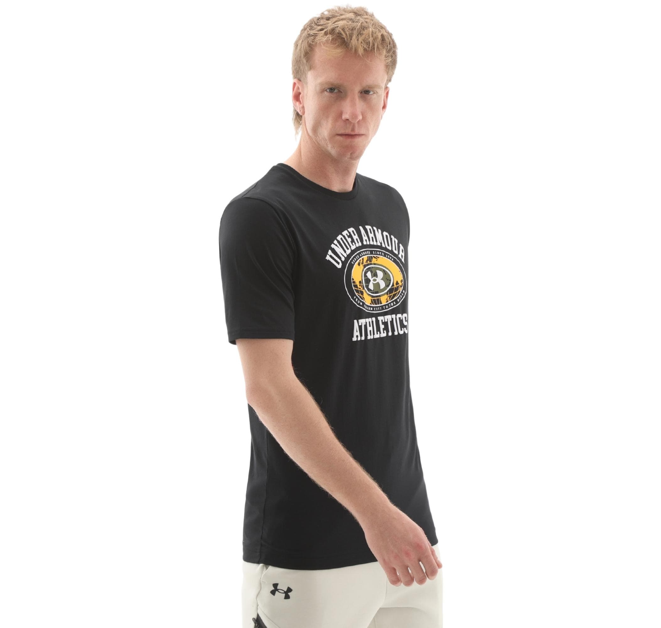 Under Armour Under Armour Ua M 60-40S Armor Globe Ss Erkek T-Shirt Siyah - 2