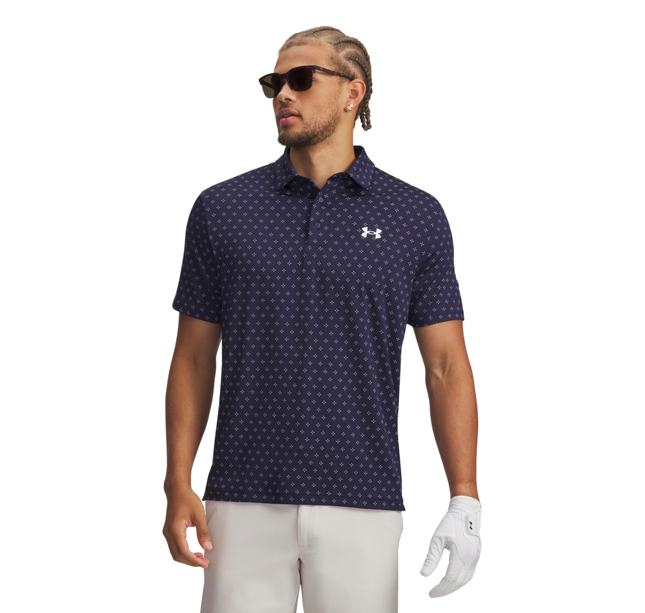 Under Armour Under Armour Ua Playoff 3.0 Printed Polo Erkek T-Shirt Lacivert