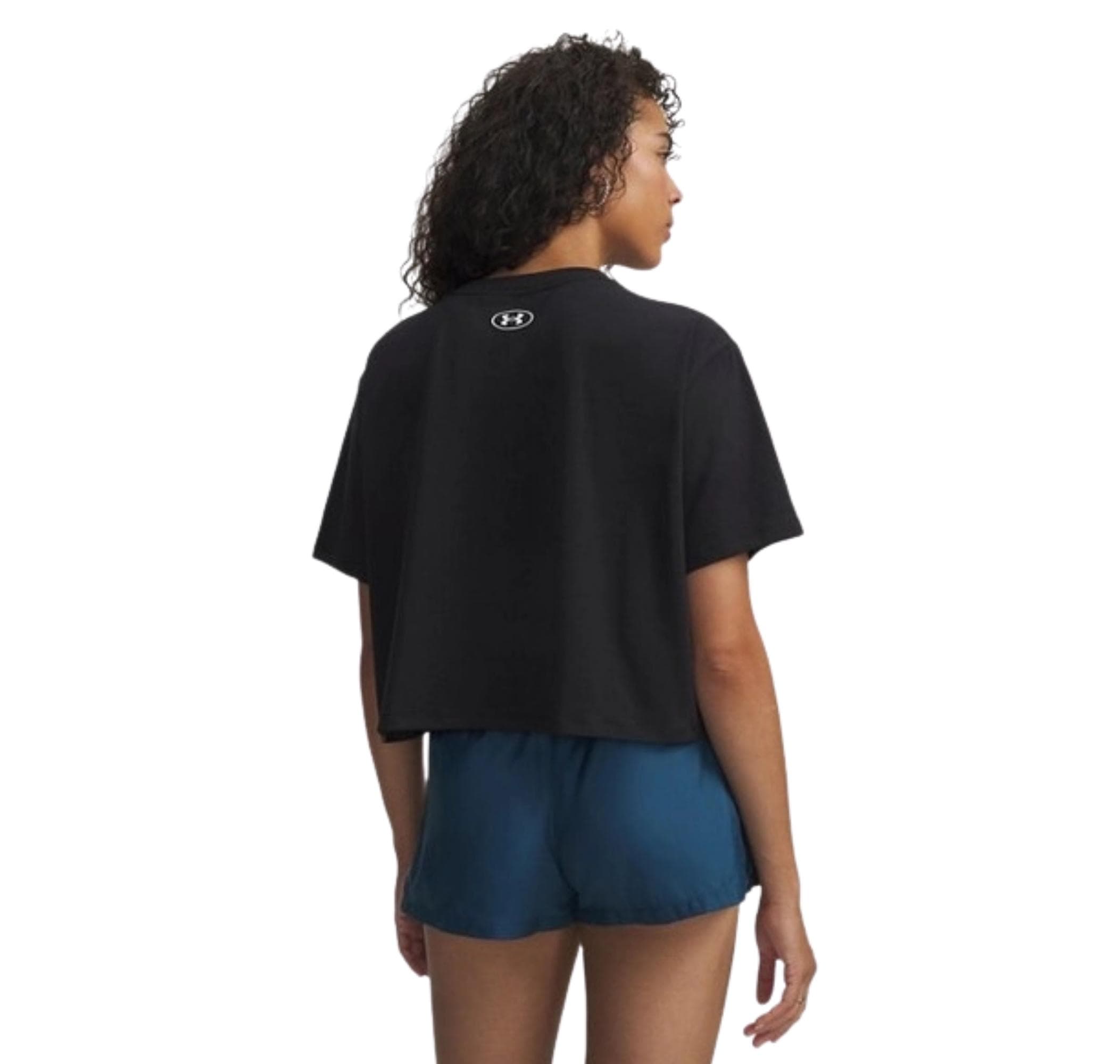 Under Armour Under Armour Ua Rival Boxy Tee Solid Kadın T-Shirt Siyah - 2