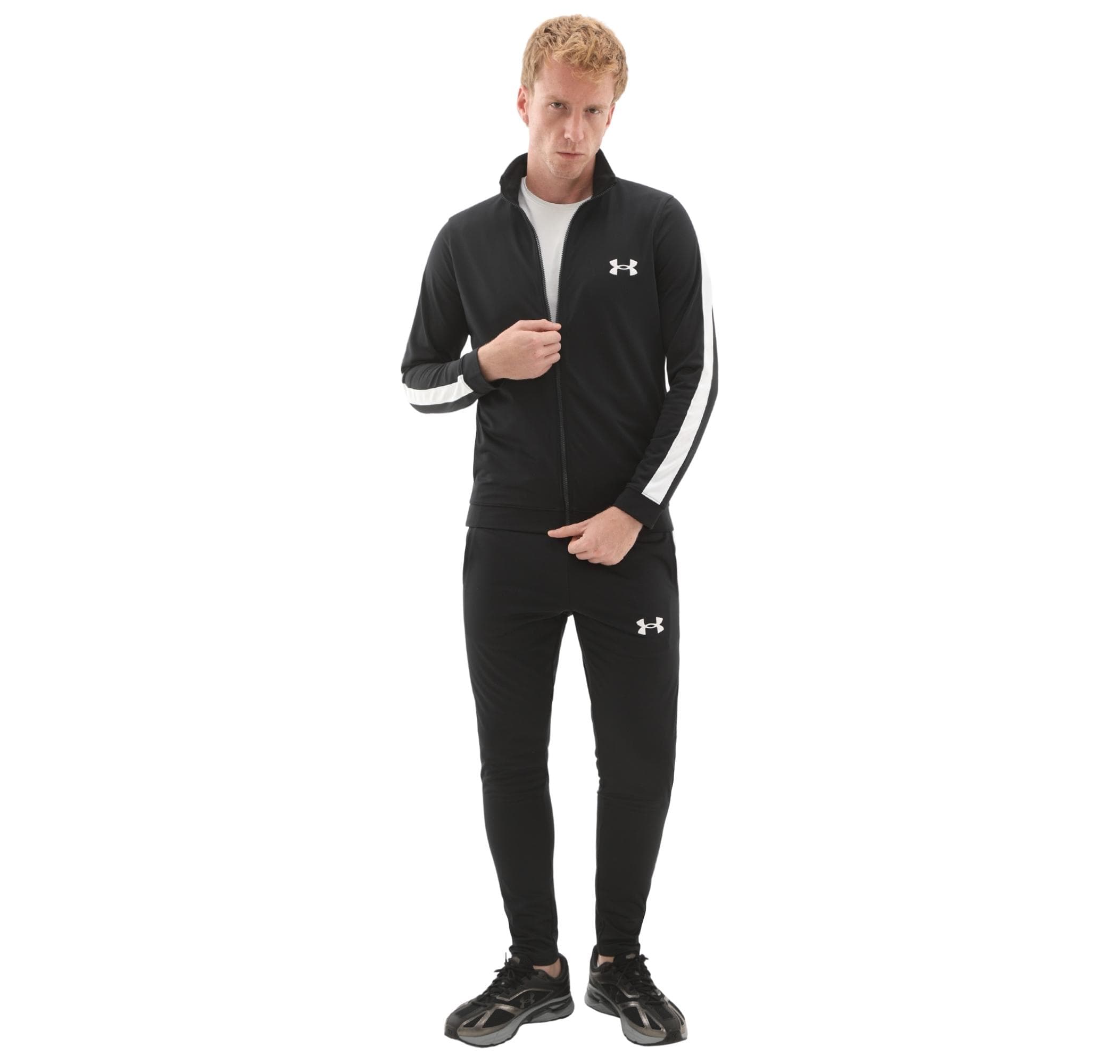 Under Armour Under Armour Ua Rival Knit Track Suit Erkek Eşofman Takımı Siyah - 4