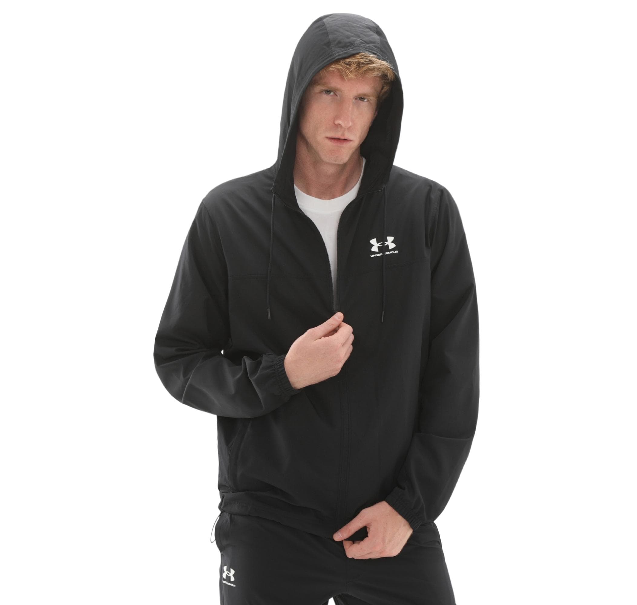Under Armour Under Armour Ua Rival Wvn Windbreaker Erkek Yağmurluk-Rüzgarlık Siyah - 3