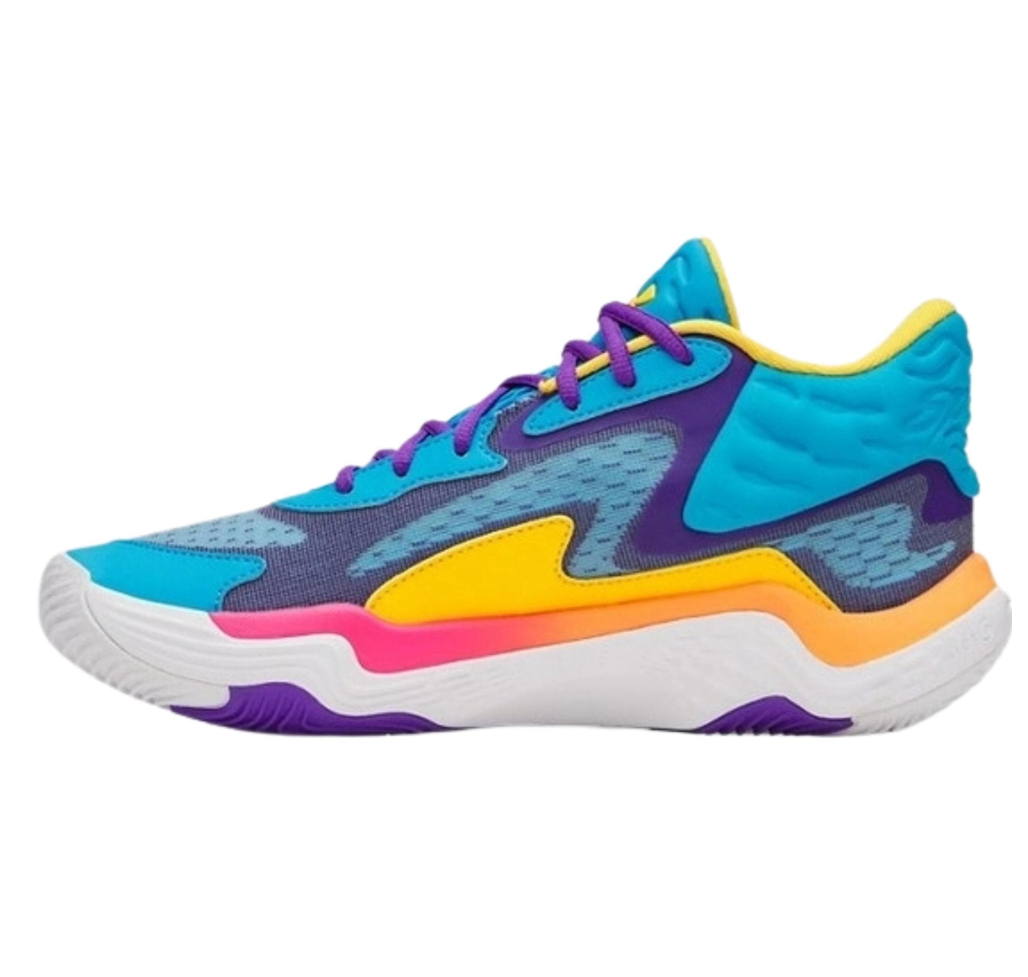 Under Armour Under Armour Ua Spawn 7 Mid Erkek Spor Ayakkabı Mavi - 3