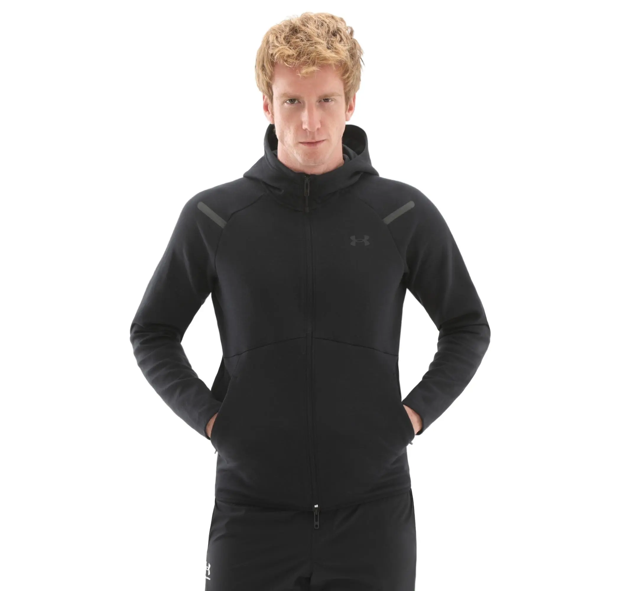 Under Armour Under Armour Ua Unstoppable Flc Fz Hd Eu Erkek Ceket Siyah - 4