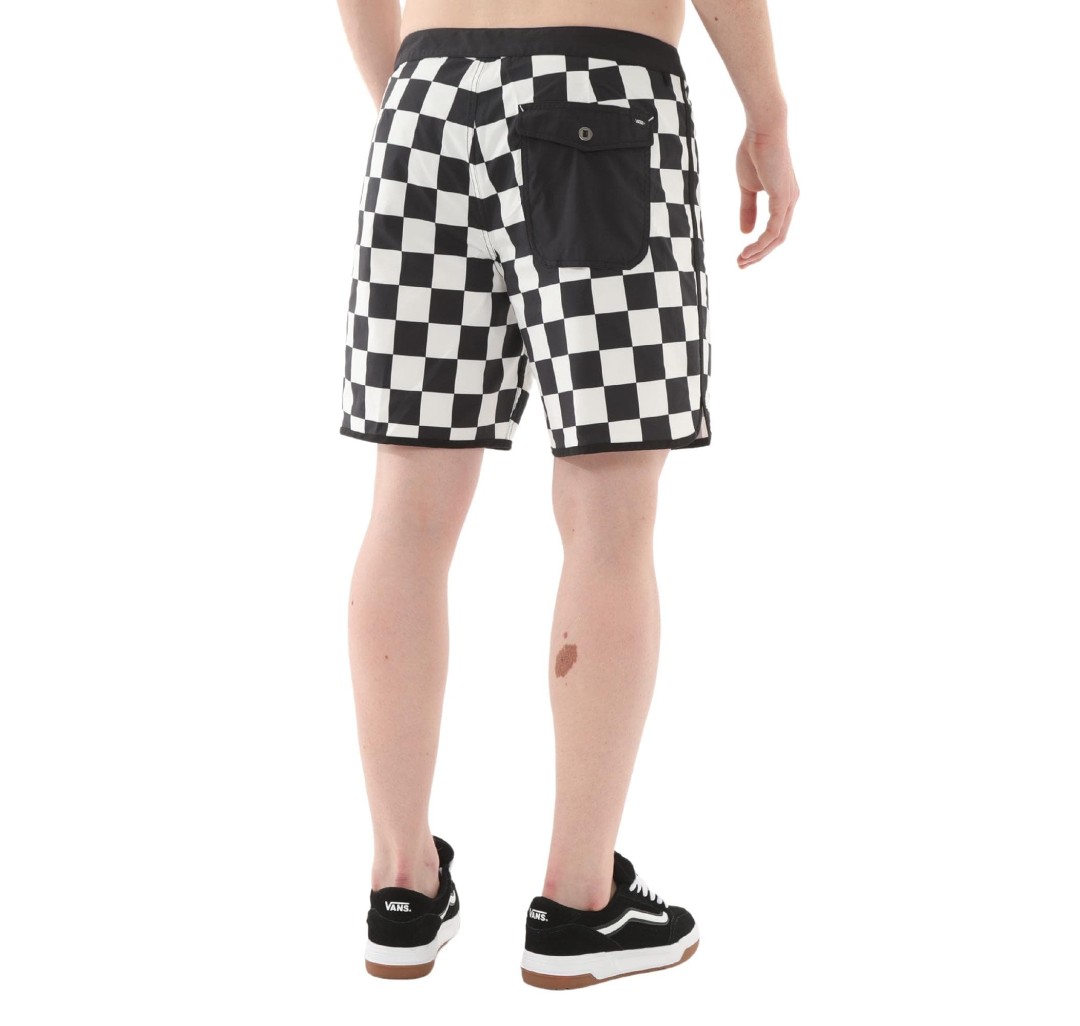 Vans Vans Mte Everride Scalloped Aop Boardshort Erkek Mayo Beyaz - 4
