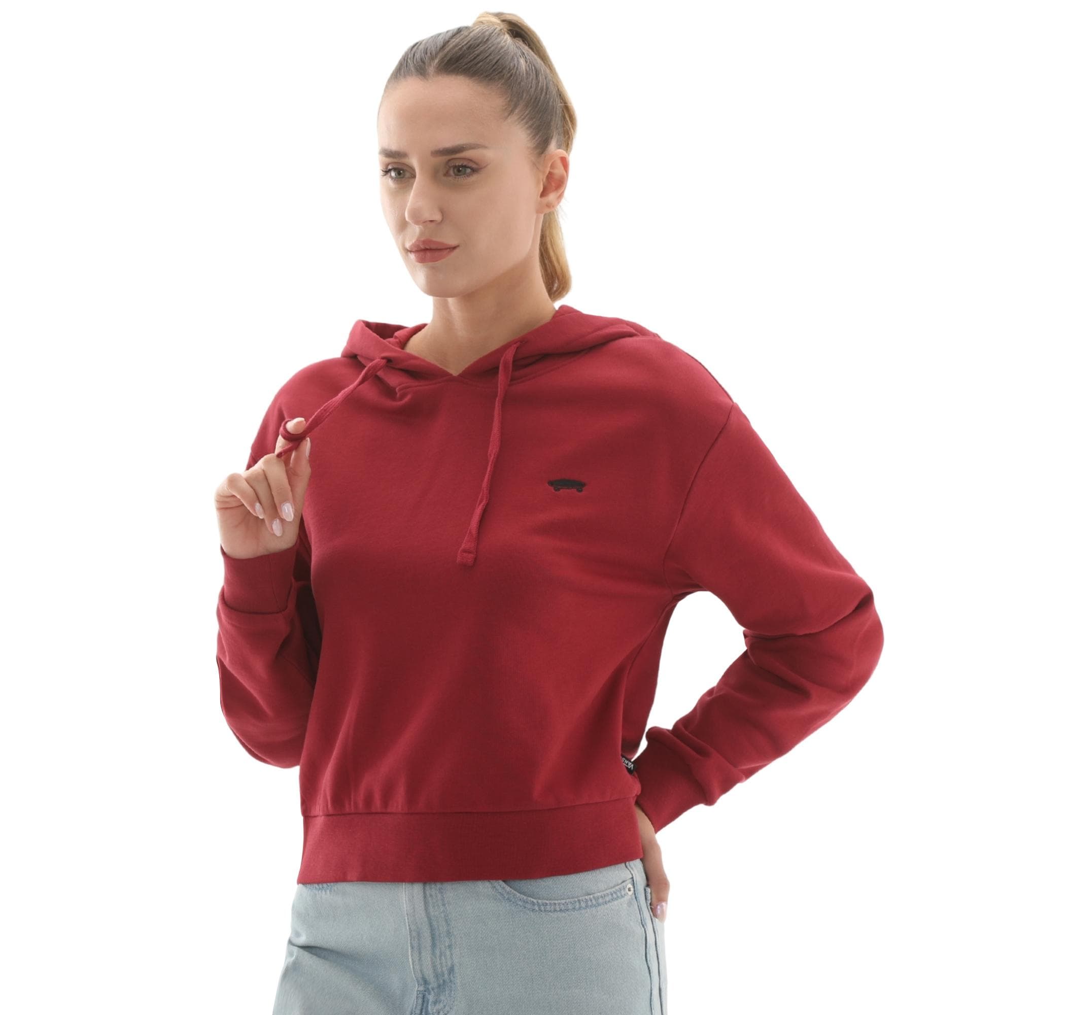 Vans Vans W Salton Rlx Ft Po Kadın Sweatshirt Bordo - 2