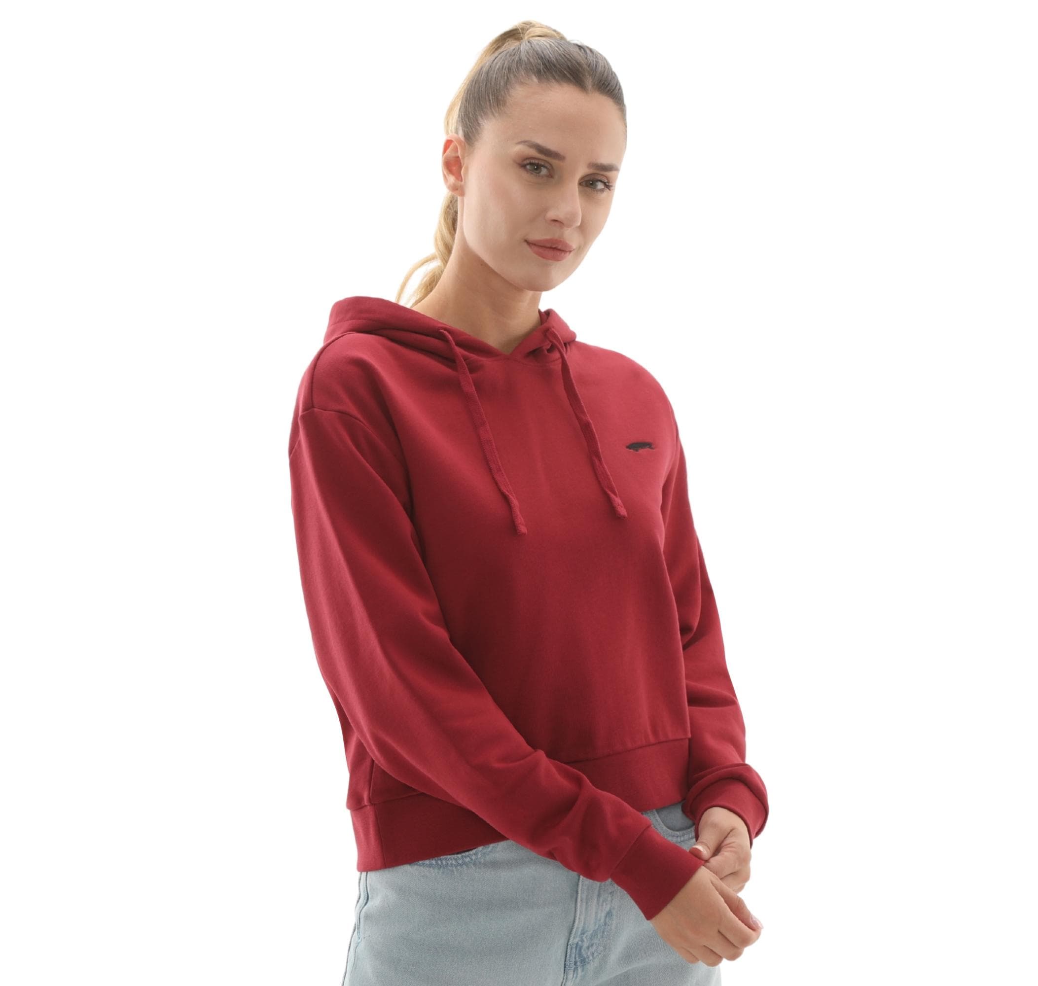 Vans Vans W Salton Rlx Ft Po Kadın Sweatshirt Bordo - 3